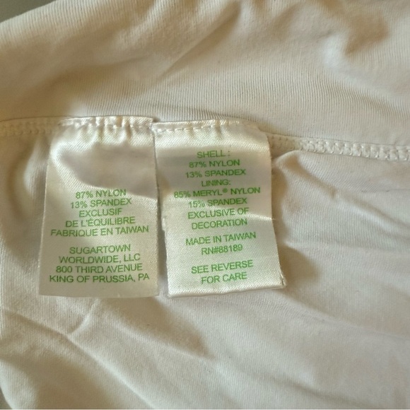 Lilly Pulitzer Elegant White Lace Sport Skort Size L - Picture 6 of 6